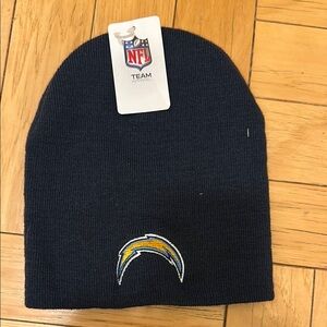NFL Team CHARGERS Knit Beanie in Navy Blue